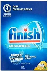 FINISH DISHWASHER DETERGENT POWDER LEMON FRESH