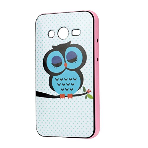 Mokingtop® Cute Sleeping Owl Pc+tpu Cover Case for Samsung Galaxy Core Ii 2 G355h