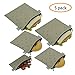 Reusable Sandwich Bags Snack Bags - Set of 5 Pack, Dishwasher Safe Lunch Bags with Zipper, Eco Friendly Food Wraps, BPA-Free. (WeatherIcon)