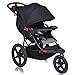 Costzon Baby Jogger Stroller, All Terrain Lightweight Fitness Jogging Stroller w/Parental Cup Phone Holder, Free Tractive Webbing, Large Storage Basket (Black)