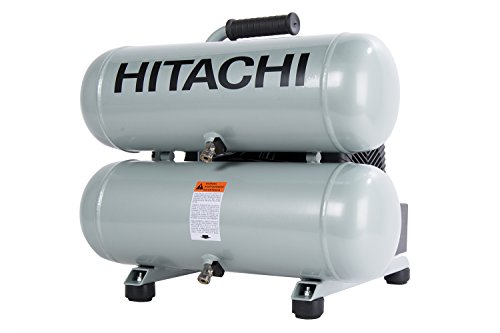 Hitachi EC99S 4-Gallon Portable Electric Twin Stack Hot Dog Air Compressor