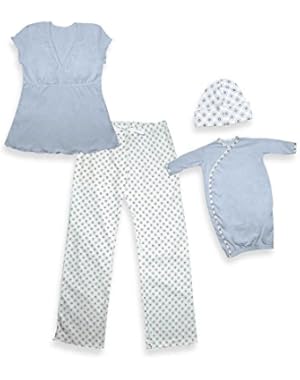 i play Mommy & Me Gift Set (Women's Small/Medium, Blue)