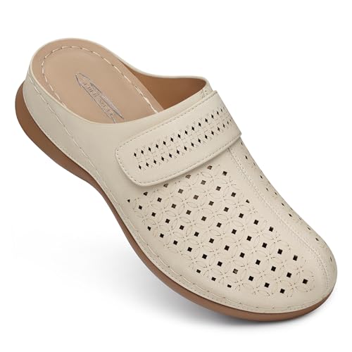 SHIBEVER Clogs for Women Mules Comfortable: Slip On Closed Toe Casual Shoes at Amazon