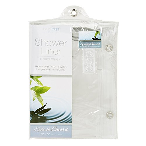 Kennedy International Inc. Bath Bliss Splash Guard Shower Liner in Clear