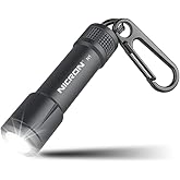 NICRON EDC Keychain Flashlight N1 Mini LED Light with AAA Battery, Portable Mini Light IPX7 Waterproof Build for Outdoor Camp