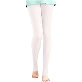 FBA Golf Sun Protection Golf Pants Cool Ice Silk Stocking Sport Leggings[White/Size L]