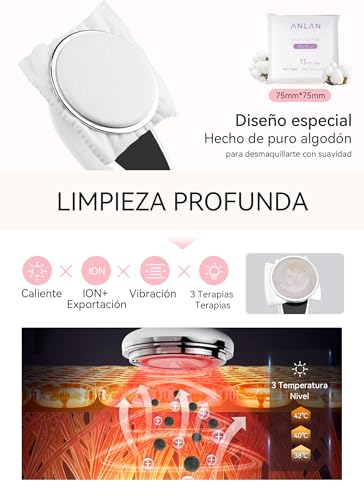 ANLAN Second Generation Anti-Wrinkle Face Massager, 5 in 1 Facial Cleansing, Deep Pores, Remove Acne, Blackheads, Anti-Aging Wrinkles Firming and Facelift