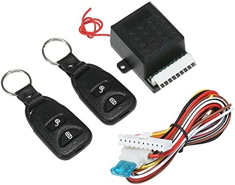 Universal 12V Keyless Entry System – 2 Remote Central Locking Kit For Car, 60-80m Range