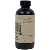 OliveNation Organic Maple Extract - 4 fl oz | Clean Label Extract for Classic Taste/Color in Sweet/Savory Baked Goods, Frosting/Fillings, Sauce/Glaze, Ice Cream, Beverages