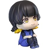 Puruuige Bachira Meguru Figure Anime Look Up Figurine 3.9'' PVC Cute Q Version Action Figure Model Cake Topper Collectible Statue