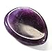 Top Plaza Thumb Worry Stone Water Drop Natural Amethyst Chakra Reiki Healing Crystals - Tumbled Palm Stone