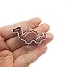 Shxstore Mini Dinosaur Cookie Cutter Set Stainless Steel Jurassic Dino Shaped Cookie Candy Food Molds, 6 Counts