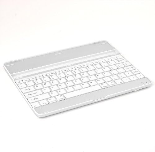 Joyiqi Aluminum Bluetooth Keyboard Case/cover/stand for Apple Ipad 2/new Ipad 3/ipad 4 with Retina Display with White Keys