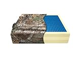 Hunt Comfort Fatboy Premium Seat Cushion - Medical Grade Gel and Memory Foam Seat Cushion That Relieves Sciatica and Back Pains