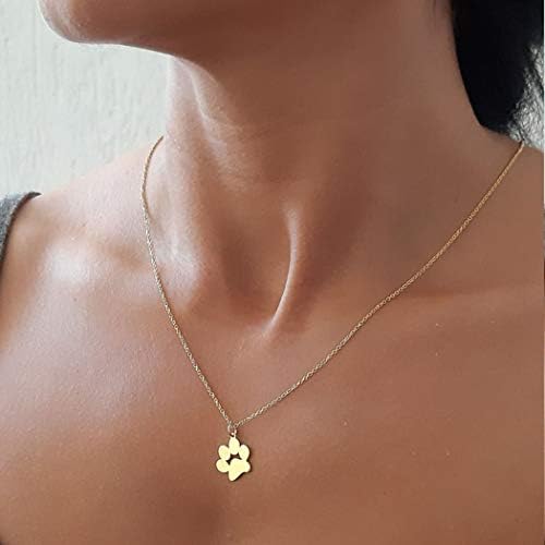 Shegirl Dog Cat Paw Necklace Lovely 