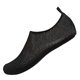 CIOR Men And Women Barefoot Skin Aqua Shoes Anti-slip Multifunctional Water Shoes For Beach Pool Surf Yoga Exercise,CT18M,Black,40.41