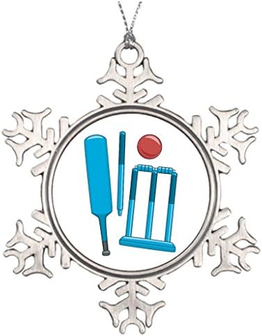 Xixitly Personalised Christmas Tree Decoration Cricket Set Cricket Bat Tree Of Life Decor