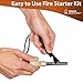 Texas Bushcraft Fire Starter – Ferro Rod with Striker and Paracord Wrist Lanyard – Waterproof Flint Fire Steel Survival Lighter and Multitool for Your Camping, Hiking and Backpacking Gearthumb 4