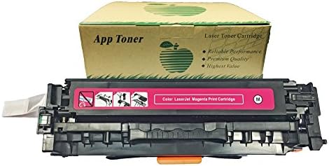 Apptoner Compatible HP304A(CC533A) Color Toner Cartridge for HP Color Laserjet CP2025/CM2320Series, Laserjet Pro M375NW, Laserjet Pro M451D,Laserjet Pro M475DN(Magenta,1-Pack)