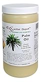 Palm Oil - 1 Quart - 32 oz - RSPO Certified - Sustainable - Food Grade - Kosher - Not Hydrogenated - Safety Sealed HDPE Container with resealable Cap