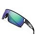 TOREGE Polarized Sports Sunglasses for Man Women Cycling Running Fishing Golf TR90 Fashion Frame TR16 Warrier