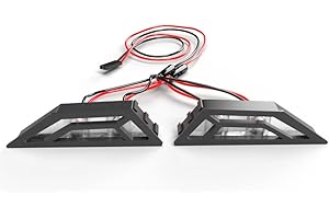 POLO CREATIONS RC Headlights for Arrma Kraton 8s Lights Plug & Play Easy to Mount Light Kit