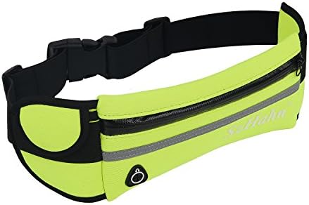 Running Waist Fanny Packs,SzHahn Sports Fanny Waist Pack Belt Bag Bounce Free and Water Resistant for iPhone 6 , 7 Plus ,Samsung Galaxy S8 / S7 And More - Yellow