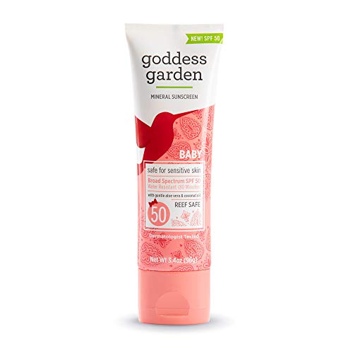 Goddess Garden Baby SPF 50 Mineral Sunscreen Lotion Sensitive Skin