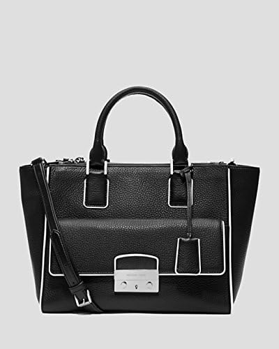 Large Audrey Satchel in Black