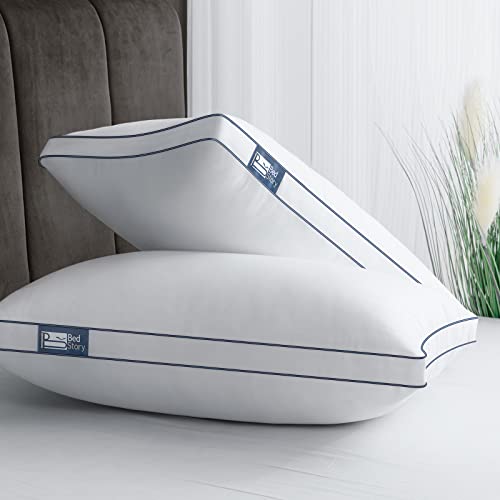 BedStory 2 Pack Standard Size Pillows Luxury Hotel Collection Bed