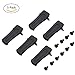 HXDZFX 10pcs Black Color Belt Clip for Baofeng Two-Way Radio BF-666S/BF-777S/BF-888S, Screws are Included