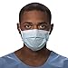 Kimberly-Clark Procedure Mask Pleated, Ear Loops, Blue, 50 Masks/Dispenser Box Not Made with Latex (Blue)