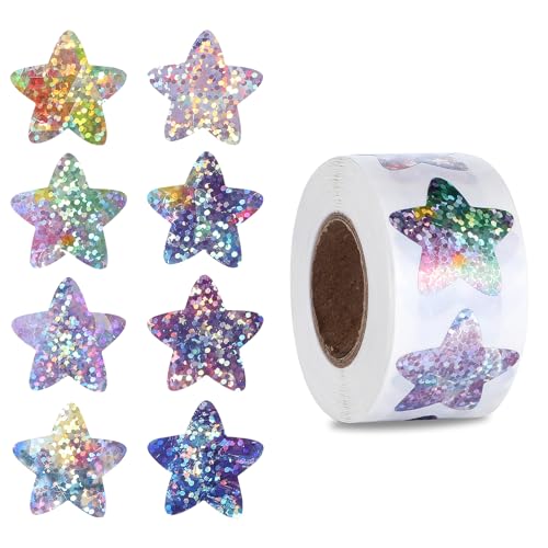 DOPENSPI Glitter Star Stickers
