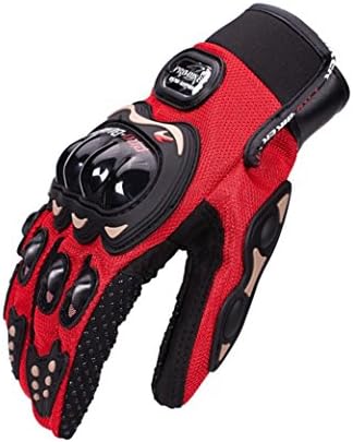 Wonzone Motorbike Protective Carbon Fiber Powersports Off-Road Racing Cycling Motorcycle Full Finger Motocross Motor Gloves