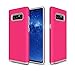 Bear Motion for Note 8 - Shockproof TPU/PC Cover Case for Samsung Galaxy Note 8 Smartphone 2017 Release (Pink)
