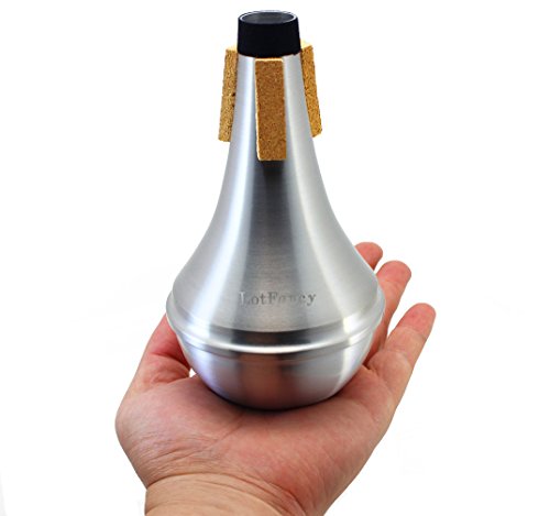 LotFancy Trumpet Straight Mute, Aluminum