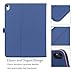 ProCase Case for iPad Pro 11 Case 2018 Old Model, Vintage Stand Folio Cover Protective Case for iPad Pro 11 Inch 2021 Release, Support Pencil Charging -Navy