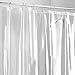 mDesign Long Waterproof, Heavy Duty Premium Quality 10-Guage Vinyl Shower Curtain Liner for Bathroom Shower Stall and Bathtub - 72