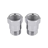 Universal O2 Oxygen Sensor Spacer Adapter Extender HHO O2 Bung Test Pipe With M18x1.5 Mild Steel (Pack of 2)