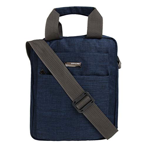 Zipline Messenger Bag Casual Shoulder Bag Travel Organizer Bag MultiPocket Purse Handbag