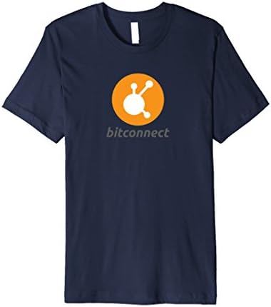 Mens Bitconnect Coins BCC Shirt - Premium Soft Cotton XL Navy