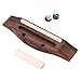 Alnicov 4 String Guitar Parts Rosewood Bridge& Saddle Nut&Shell Dot For Ukulele