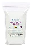 Dry Skin Bath Salt 3-lbs (48 Ounces) - Epsom Salt Bath Soak With Lavender & Geranium Essential Oil & Vitamin C - Helps Moisturize & Restore Itchy Dry Skin & Eczema - Natural, No Perfumes & No Dyes