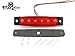 Tree Leds Marine Led Light Courtesy & Utility Strip for Boats 12 Volts Red Lens (Pack of 2)