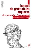 Leçons de grammaire anglaise - De la recherche à l'enseignement - Syntaxe : Pack en 2 volumes : Vo by 