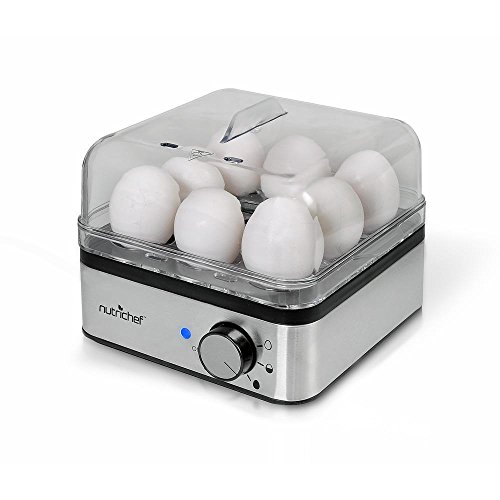 Buy Chef Compact Countertop Electric Egg Boiler Portable Stainless Steel Cooker Automatic Shut