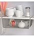 Design Ideas Under Shelf Mesh Basket, Large, Silver