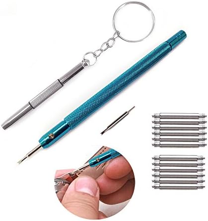 16-22mm Watchband Link Pin Remover Removal Tool Kit on Watch and Mini Micro Screwdriver Set for Glasses Mobile Phone (19mm20mm)