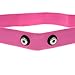 Chest Strap, Sport Wireless Heart Rate Monitor Adjustable Chest Belt Band for Polar Wahoo Garmin - Pink