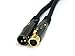 Monoprice XLR Male to XLR Female Cable - 25 Feet - Black, 16AWG, Gold Plated, Microphone & Interconnect - Stage Right Series